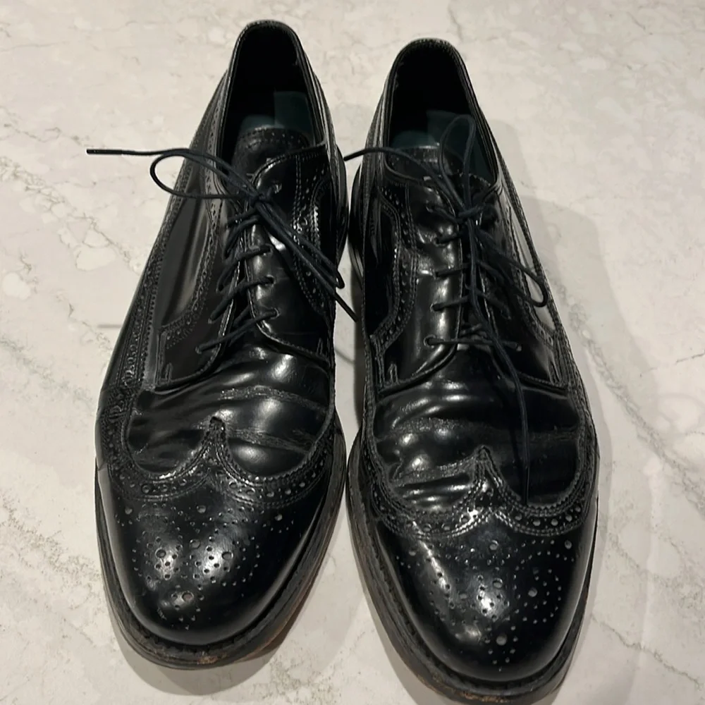 Florsheim Imperial Black Leather Men's Dress Shoes size 10